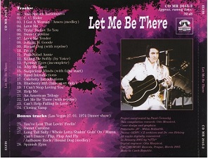 The King Elvis Presley, Back Cover / CD / Let Me Be There / 2045-2 / 2005