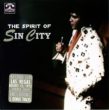 The King Elvis Presley, Front Cover / CD / The Spirit Of Sin City / 2054-2 / 2007