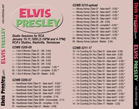 The King Elvis Presley, Front Cover / CD / MS 01101145-001, Master & Sessions / Elvis Presley