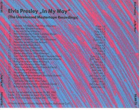 The King Elvis Presley, Other, 1988, In My Way