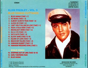 The King Elvis Presley, Other, 1991, Blue Hawaii Outtakes - Elvis Presley Vol. 3