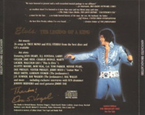 The King Elvis Presley, Other, 1991, The Legend Of A King