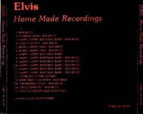 The King Elvis Presley, Other, 1992, Home Made Records