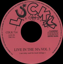 The King Elvis Presley, Other, 1993, Live In The 50's Vol. 3