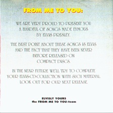 The King Elvis Presley, Other, 1993, Love Letters From Me To You