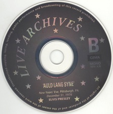 The King Elvis Presley, Other, 1995, Auld Lang Syne