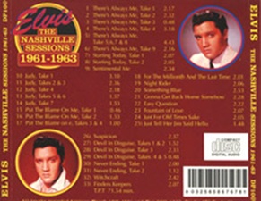 The King Elvis Presley, Other, 1995, Nashville Sessions 1961 - 1963 (first pressing)