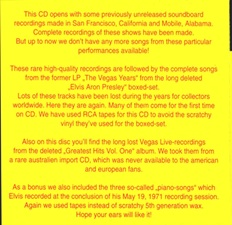 The King Elvis Presley, Other, 1995, Old Ones, New Ones And In Between