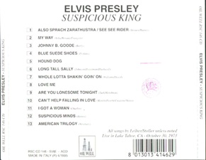 The King Elvis Presley, Other, 1995, Suspicious King