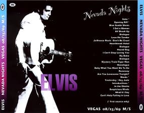 The King Elvis Presley, CDR PA, August 25, 1969, Las Vegas