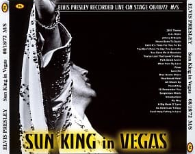 The King Elvis Presley, CDR PA, August 18, 1972, Las Vegas, Nevada