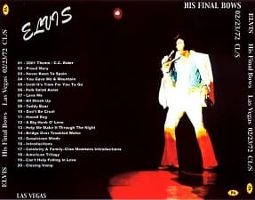 The King Elvis Presley, CDR PA, February 23, 1972, Las Vegas, Nevada