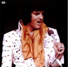 The King Elvis Presley, CDR PA, February 20, 1973, Las Vegas, Nevada