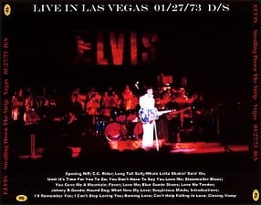 The King Elvis Presley, CDR PA, January 27, 1973, Las Vegas, Nevada