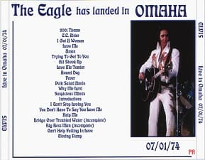 The King Elvis Presley, CDR PA, July 1, 1974, Omaha, Nebraska, Milwaukee
