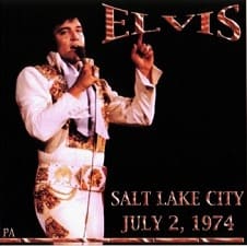 The King Elvis Presley, CDR PA, July 2, 1974, Salt Lake City, Utah, Milwaukee