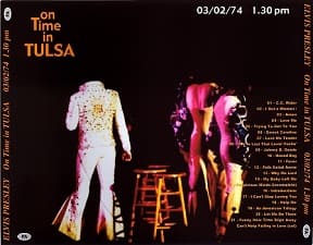 The King Elvis Presley, CDR PA, March 2, 1974, Tulsa, Oklahoma, On Time In Tulsa