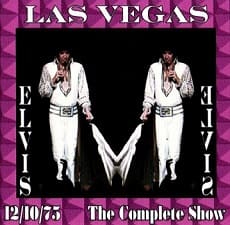 The King Elvis Presley, CDR PA, December 10, 1975, Las Vegas, Nevada, Las Vegas