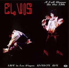 The King Elvis Presley, CDR PA, December 13, 1975, Las Vegas, Nevada, A Full Dinner On The 13th