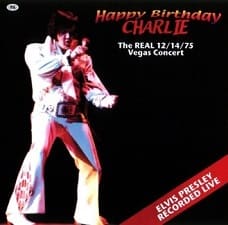 The King Elvis Presley, CDR PA, December 14, 1975, Las Vegas, Nevada, Happy Birthday Charlie