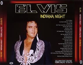 The King Elvis Presley, CDR PA, July 9, 1975, Terra Haute, Indiana, Indiana Night