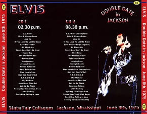 The King Elvis Presley, CDR PA, June 8, 1975, Jackson, Mississippi, Double Date In Jackson