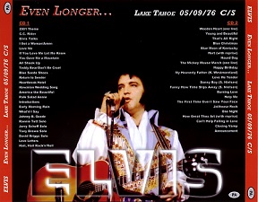 The King Elvis Presley, CDR PA, May 9, 1976, Lake Tahoe, Nevada, Even Longer ...
