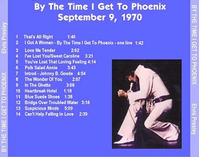 The King Elvis Presley, CD CDR Other, 1970, By The Time I Get to Phoenix