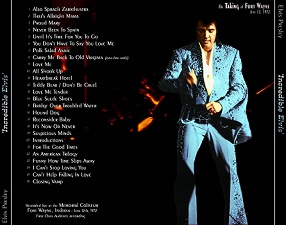 The King Elvis Presley, CD CDR Other, 1972, Incredible Elvis
