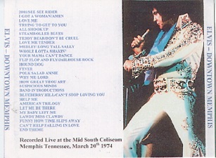 The King Elvis Presley, CD CDR Other, 1974, On Stage