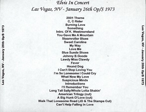 The King Elvis Presley, CDR, The Concert Years, Volume 5