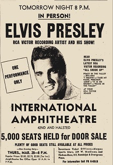 Elvis Presley March 28, 1957