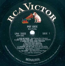 The King Elvis Presley, album, RCA lsp-2523, 1962, Kiss Me Quick