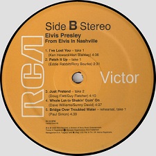 The King Elvis Presley, Back Cover / LP / From Elvis In Nashville / 19439759421 / 2020