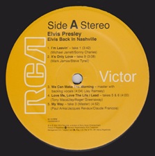 The King Elvis Presley, Back Cover / LP / Elvis Back In Nashville / 19439-88388-1 / 2021