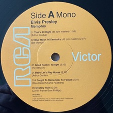 The King Elvis Presley, Back Cover / LP / MEMPHIS / 19802801541 / 2024