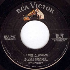 The King Elvis Presley, Side B, EP, Elvis Presley, EPA-747, 1956