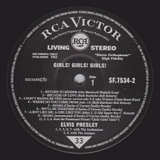 The King Elvis Presley, LP, FTD, 506020-975154-2, August 5, 2021, 2020, Girls Girls Girls