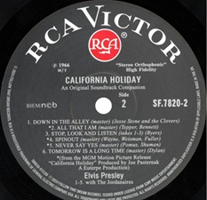 The King Elvis Presley, LP, FTD, 506020-975188, December 1, 2024, California Holiday