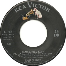 The King Elvis Presley, single, RCA 47-7968, November 22, 1961, Can't Help Falling In Love / Rock-A-Hula Baby