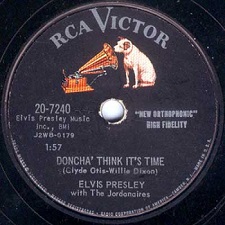 The King Elvis Presley, single78, RCA 20-7240, 1958, Wear My Ring Around Your Neck / Doncha' Think It's Time